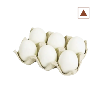 Eggs Pack of 6pc (White)