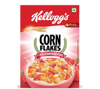 Kellogg’s Corn Flakes with Real Strawberry Puree, 300g