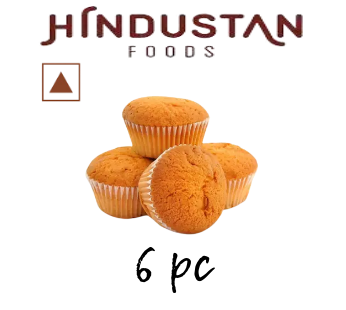 Plain Cup Cake 6pc (Egg) – Hindustan Foods