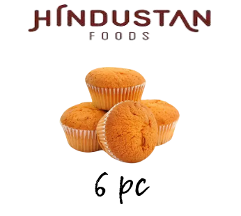 Plain Cup Cake 6pc (Egg) – Hindustan Foods