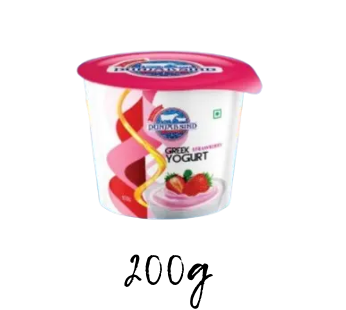 Greek Yogurt Strawberry 200g – Punjab Sind