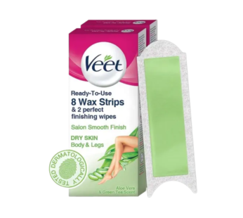 Veet Wax Kit (Dry Skin) 8 strips