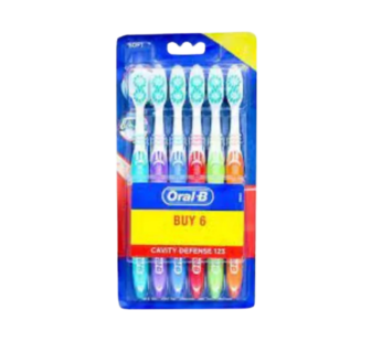 Oral-B Cavity Defense Toothbrush 6pc