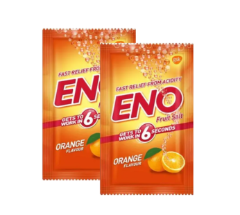 Eno Fruit Salt Orange Flavour 5g (Pack Of 2)