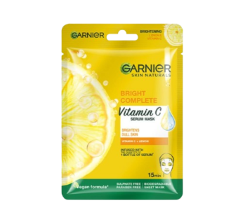 Garnier Bright Complete Vitamin C Serum Mask 28g