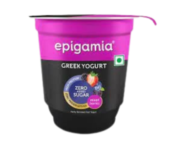 Epigamia Zero Added Sugar Mixed Berries 110g