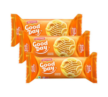Britannia Good Day Cashew Cookies 60g (Pack Of 3)