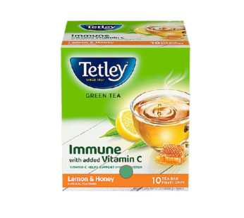 Tetley Green Tea Lemon & Honey 10 Tea Bags