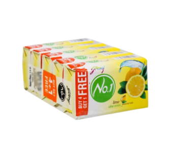 Godrej No.1 Lime & Aloe Vera Soap 100g(Pack Of 5)