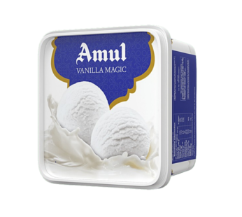 Amul Ice Cream Tub Vanilla 1L