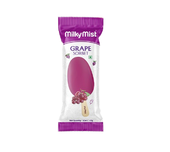 Milky Mist Grape Sorbet Ice Cream 50ml