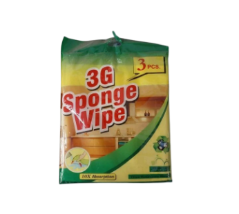 3G Sponge Wipe 3Pc