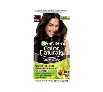 Garnier Color Naturals Shade 3 Darkest Brown 70ml+60g