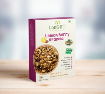 LonGVT Lemon Berry Granola 80g